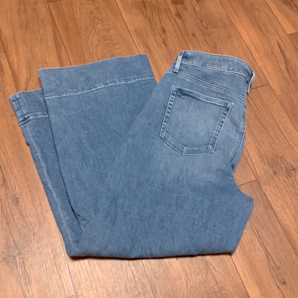 LOFT Wide Leg, High Rise Jeans Sz 12